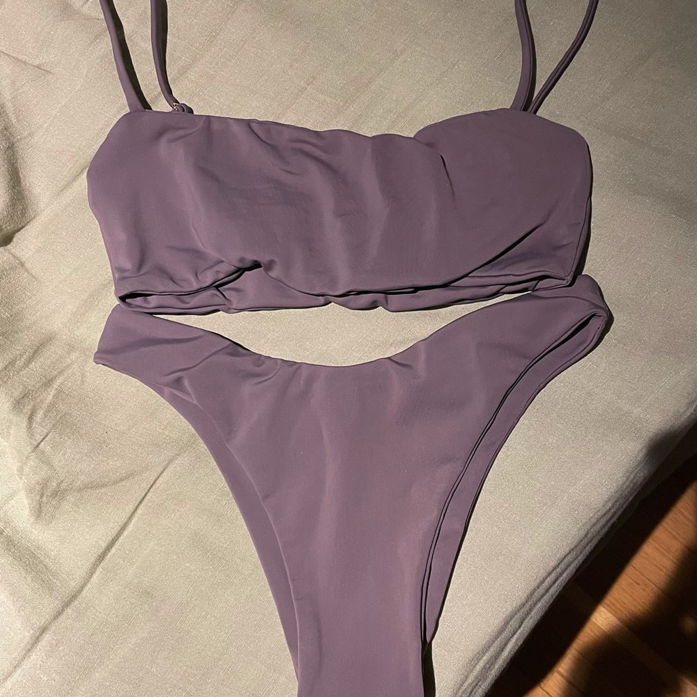 Gemini Mountain Betty Top (S/M) and Cindy Bottom (S/M) in Smoke UNWORN/SOLD OUT